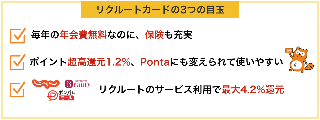 公式サイトが教えてくれない リクルートカード 情報 メリット 注意