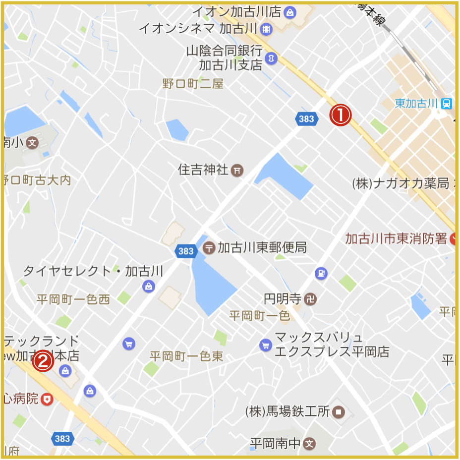 加古川市にあるプロミス店舗・ATM