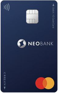 住信SBIネット銀行 デビットカード（Mastercard）の券面画像