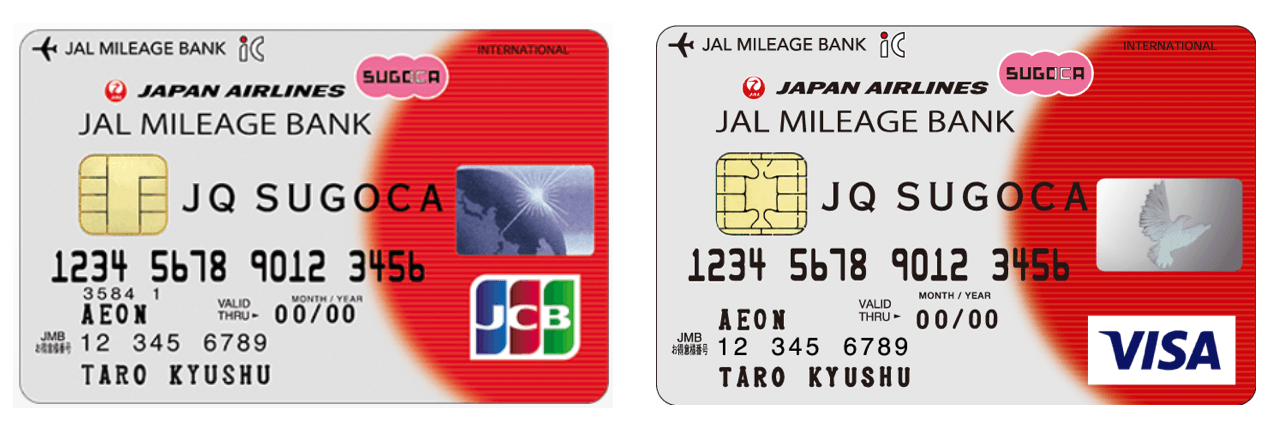 JMB JQ SUGOCA JCB VISAの券面画像