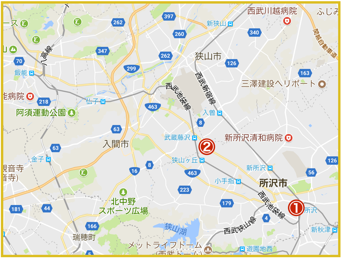 埼玉県西部地域にあるアコム店舗・ATMの情報（2022年版）