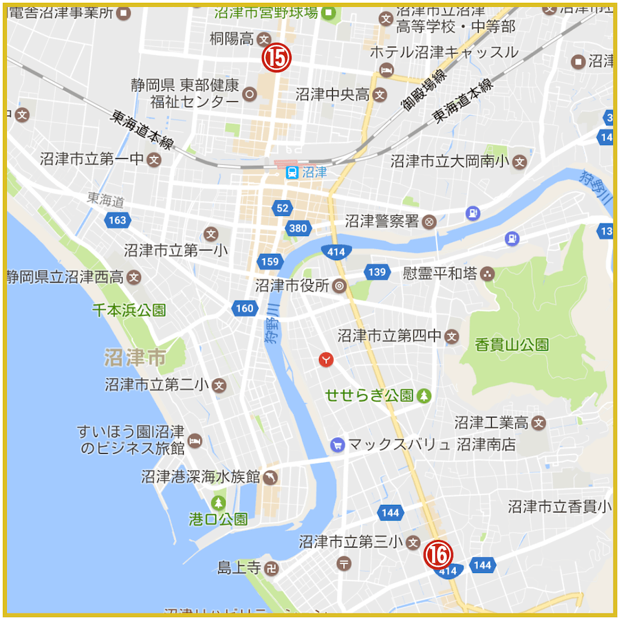 静岡県沼津市にあるプロミス店舗・ATM（2022年版）