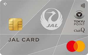 JALカード TOKYU POINT ClubQ Mastercard 普通カードの券面画像