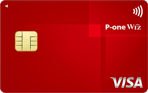 P-one Wiz Visaの券面画像